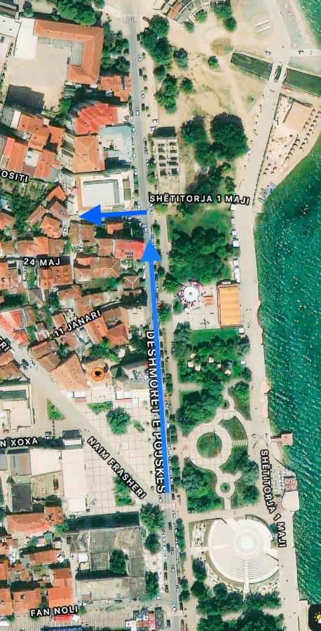Vila Nikolla Pogradec Exterior foto